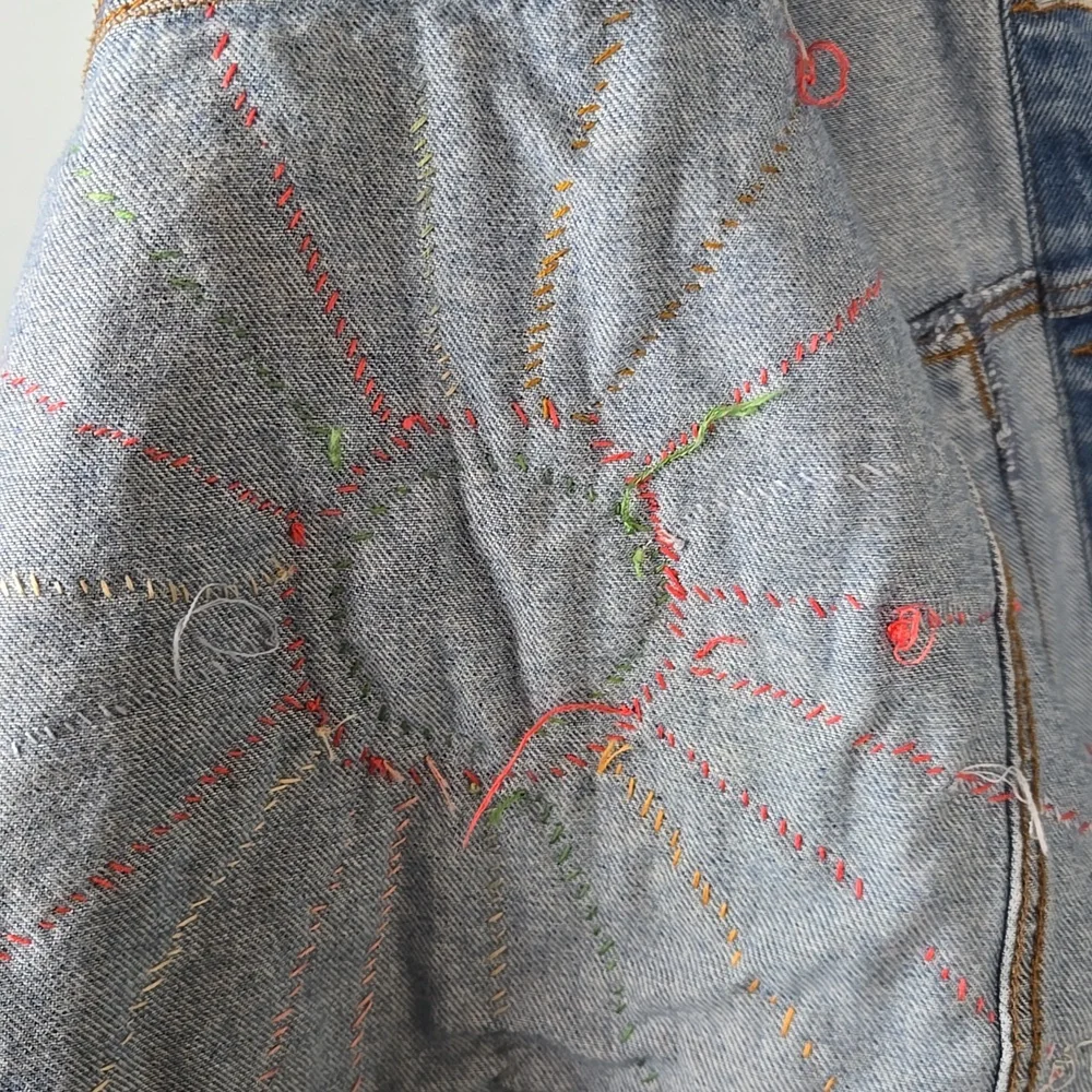 ✨️ One Of A Kind Refashioned Denim Jacket✨️ - Picture 7 of 8